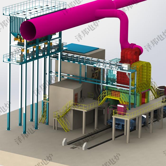 LF-120t雙車三工位鋼包精煉爐